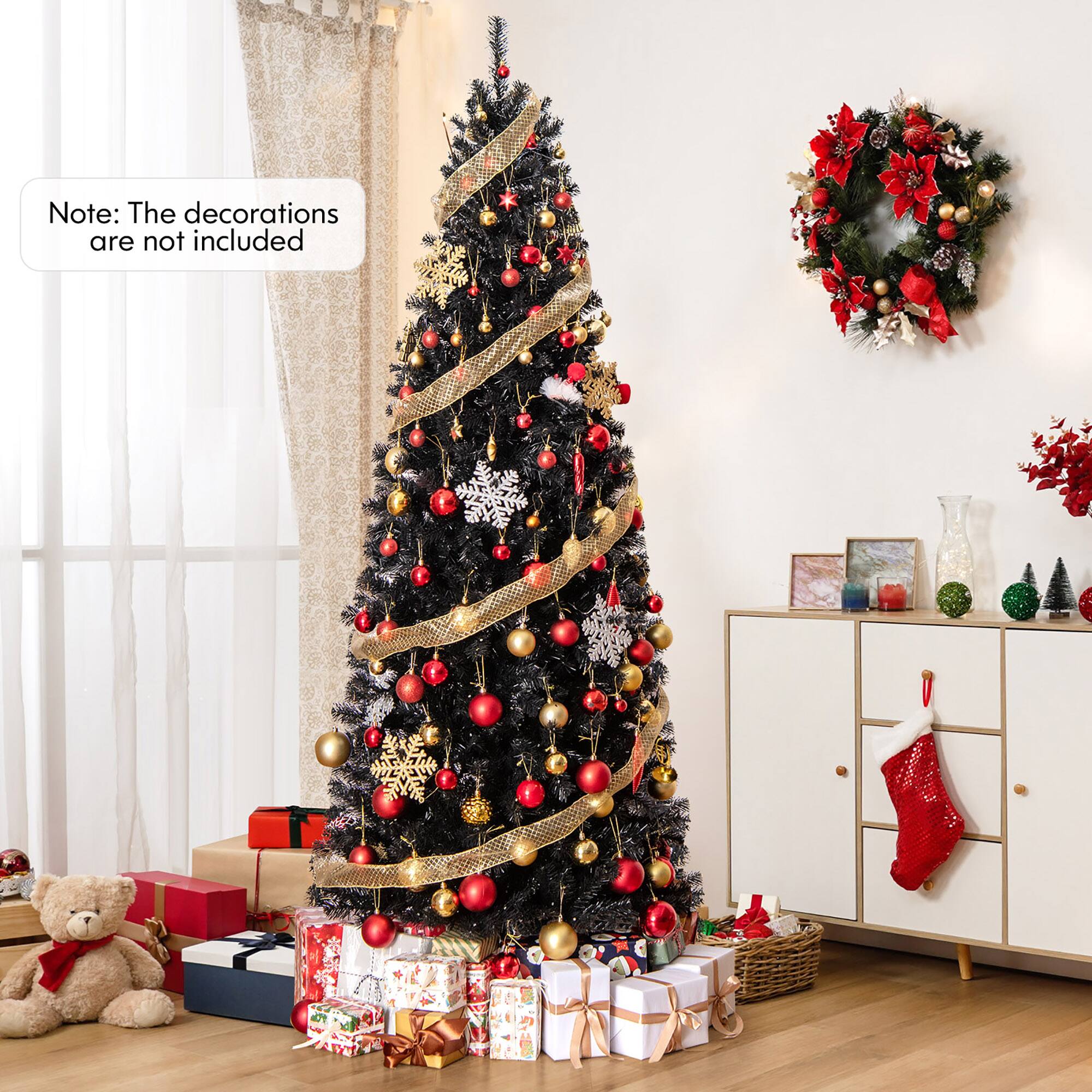 Note: The decorations are not included