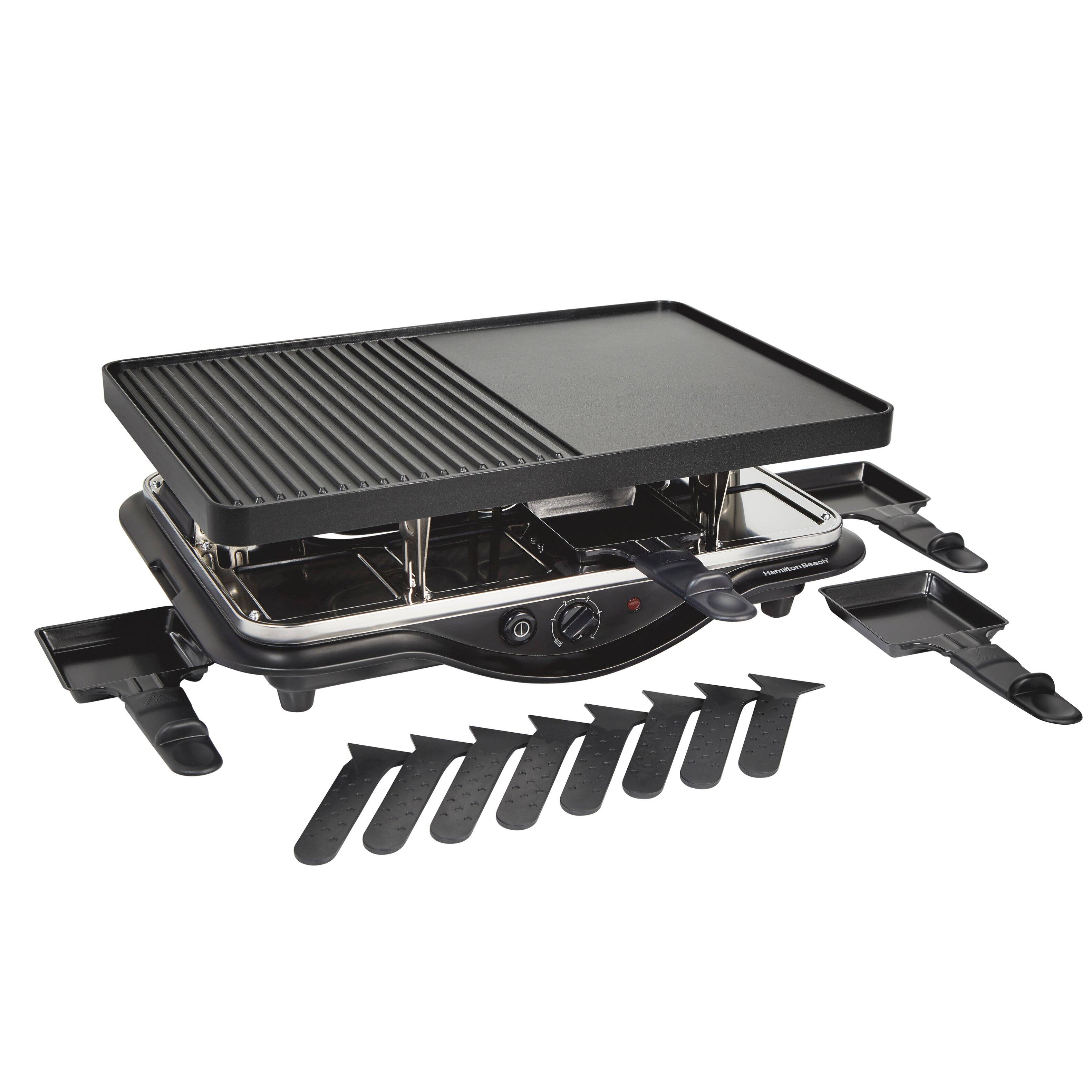 Angle. Hamilton Beach - Raclette Party Grill - Black.
