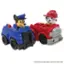 Two vehicles included. Car styles may vary.