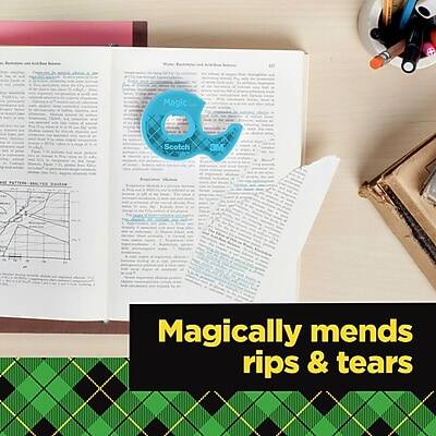 Magic Scotch Magically mends rips & tears