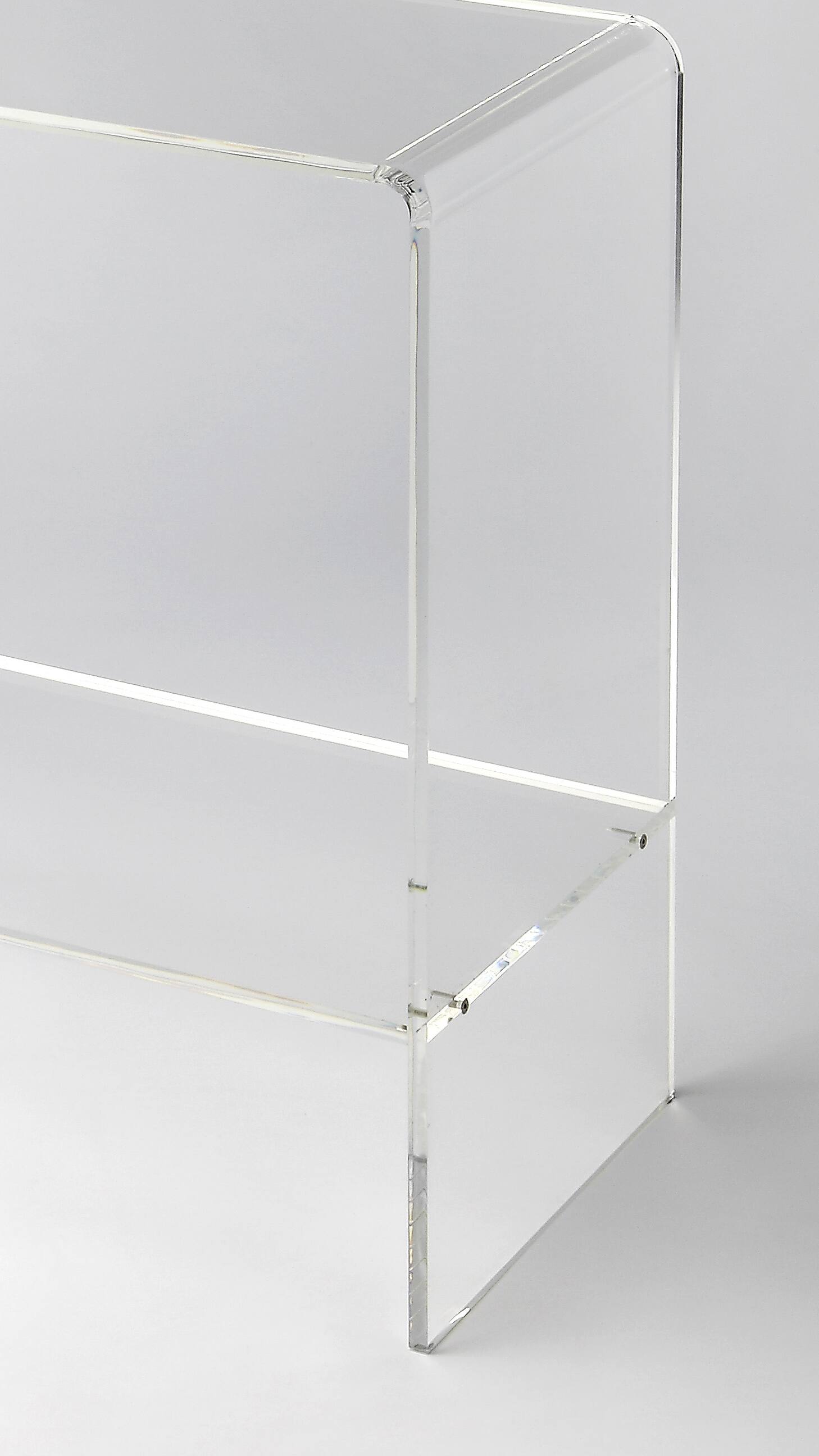 Alt View 1. Butler Specialty - Crystal 32 in. W Rectangular Clear Acrylic Console Table - Clear.
