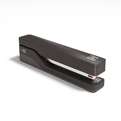 Front. TRU RED - Desktop Stapler, 20-Sheet Capacity - Black.