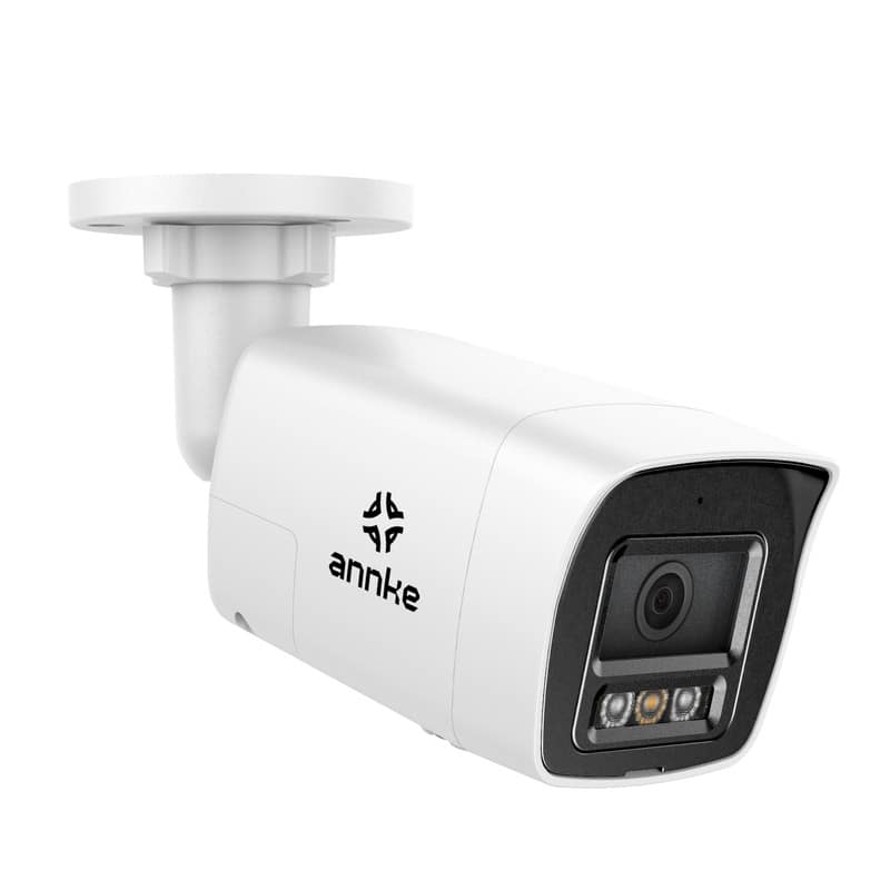 Phivve - 98° 3K Security Camera with App & Web Control, Alerts, Private Areas Setup & Smart Detective, 98ft. Night Vision, 2-Way - White
