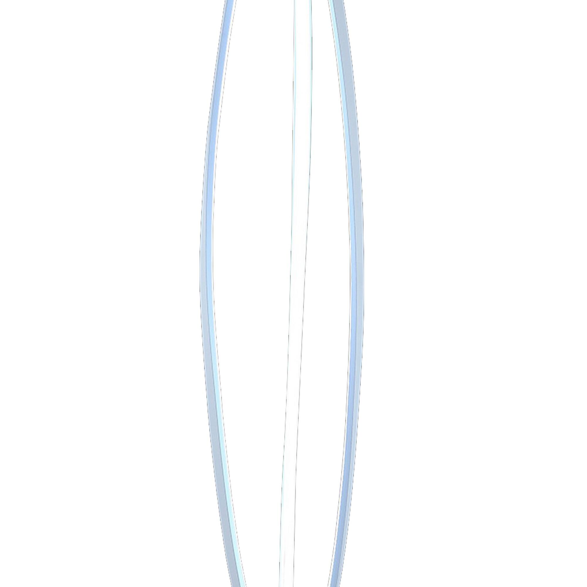 Angle. Manhattan Lane - 60 Inch Floor Lamp, Modern Accent Round Base, Sturdy Metal Body.