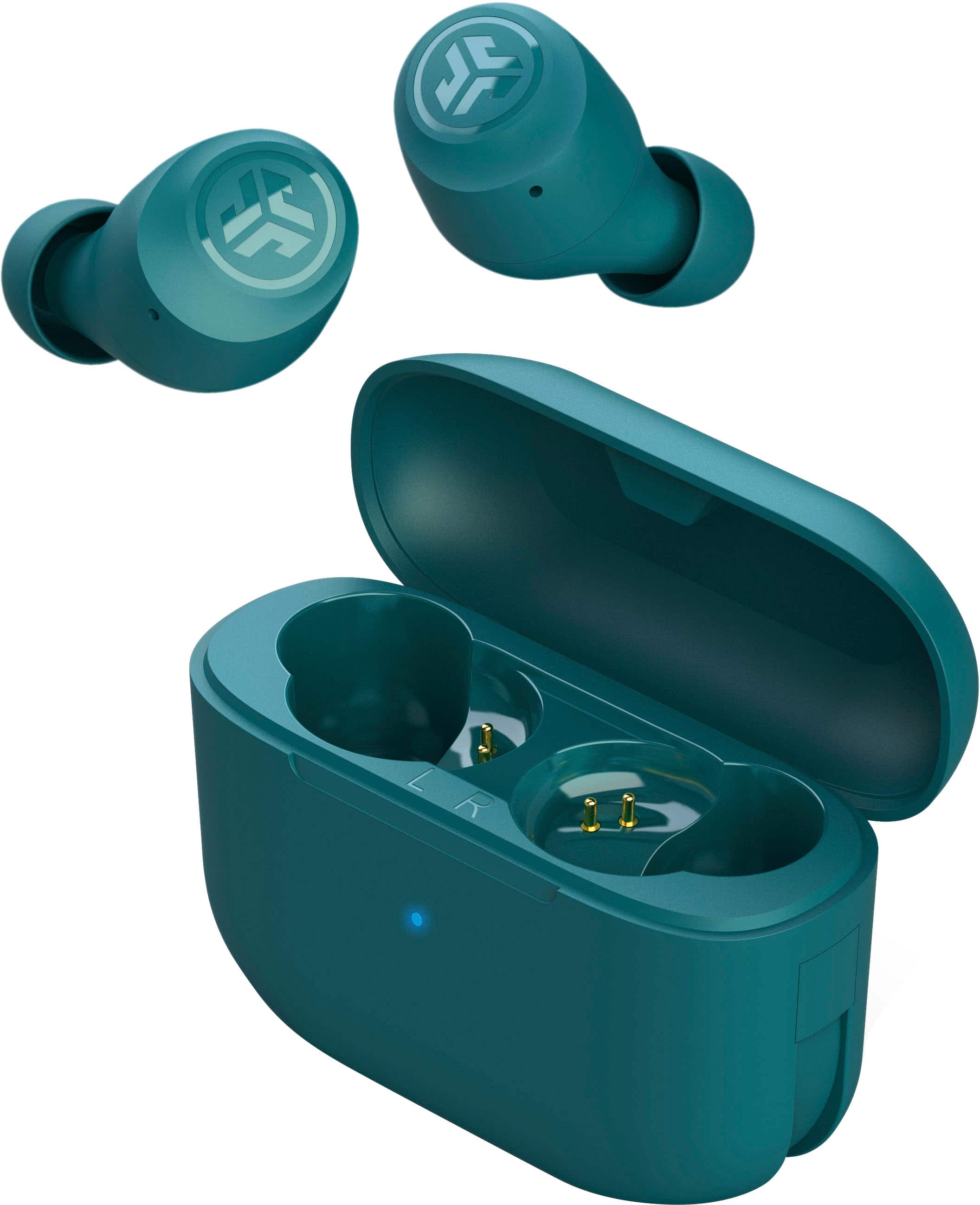 JLab - GO Air Pop True Wireless Earbuds - Teal - Front_Zoom