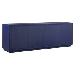 Hudson&Canal - Hanson TV Stand for Most TVs up to 75" - Dark Blue
