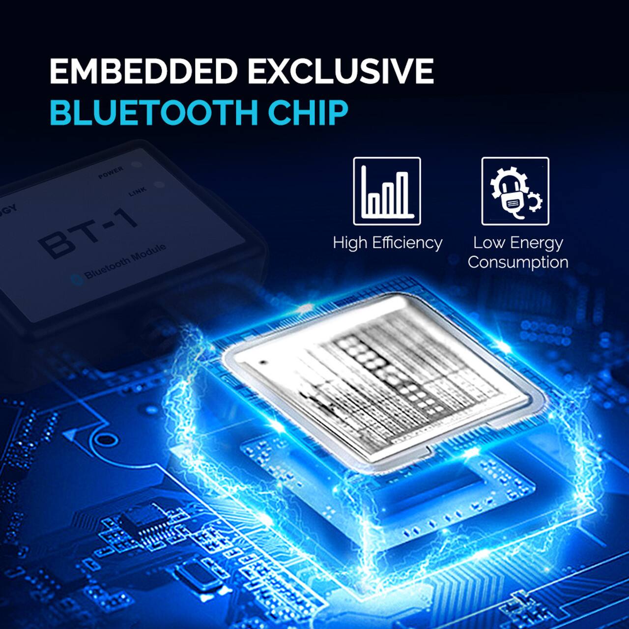 EMBEDDED EXCLUSIVE BLUETOOTH CHIP POWER LINK GY BT-1 MODULE BLUETOOTH HIGH EFFICIENCY LOW ENERGY CONSUMPTION LAN