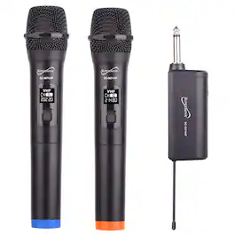 Supersonic - VHF Dual Fixed Channel Professional Wireless Microphone