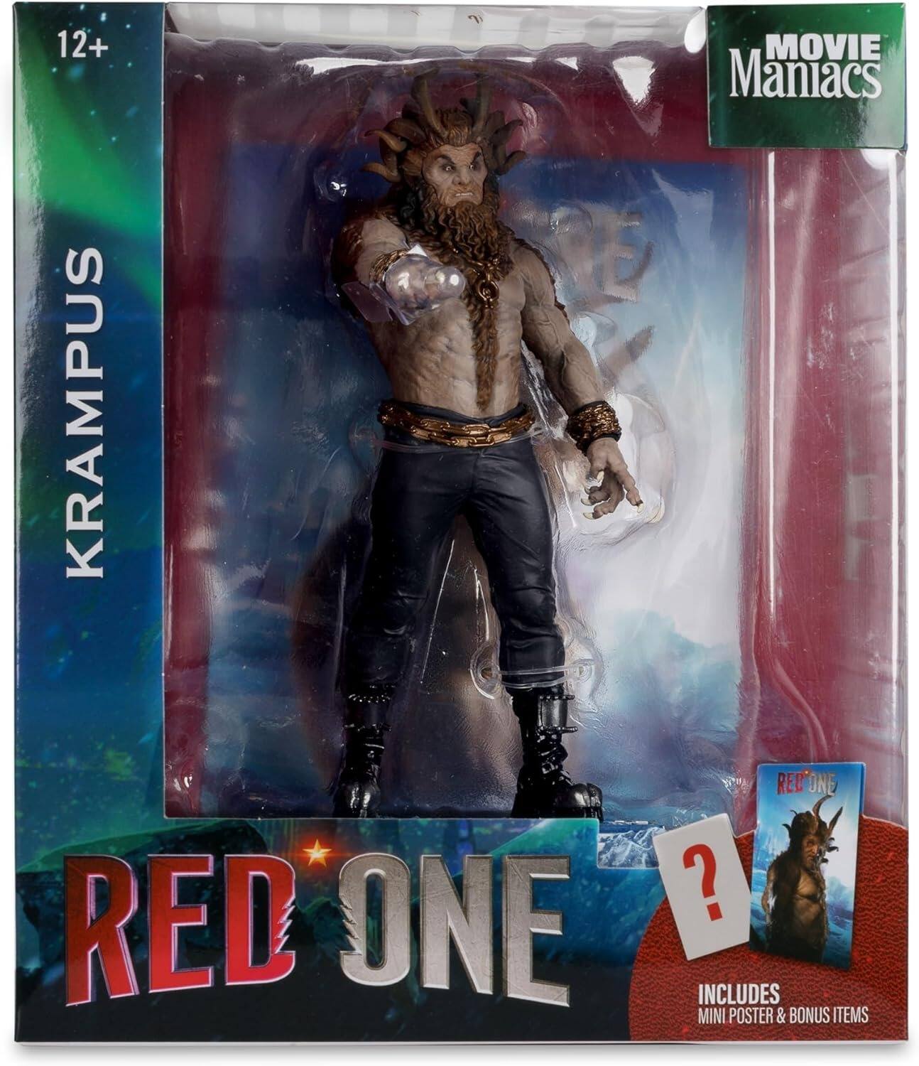 12+ KRAMPUS D MOVIE Maniacs RED ONE ? INCLUDES MINI POSTER & BONUS ITEMS