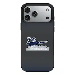 Keyscaper - NFL - New York Giants Linen Logo iPhone Magnetic Bump Case - 15 - Black