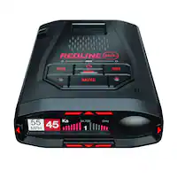 Escort - Redline 360c Radar Detector System, works with Apple CarPlay/Android Auto - Black - Front_Zoom