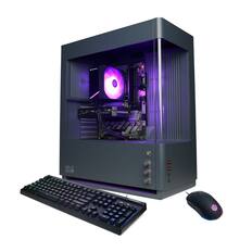 Front. CyberPowerPC - Gaming Desktop - Intel Core Ultra 5 225F 2025 - NVIDIA GeForce RTX 5060 8GB - 16GB DDR5 Memory - 1TB SSD Storage - Gray.