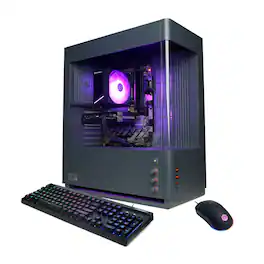CyberPowerPC - Gaming Desktop - Intel Core Ultra 5 225F - NVIDIA GeForce RTX 5060 8GB - 16GB DDR5 - 1TB PCIe 4.0 SSD Storage - Gray