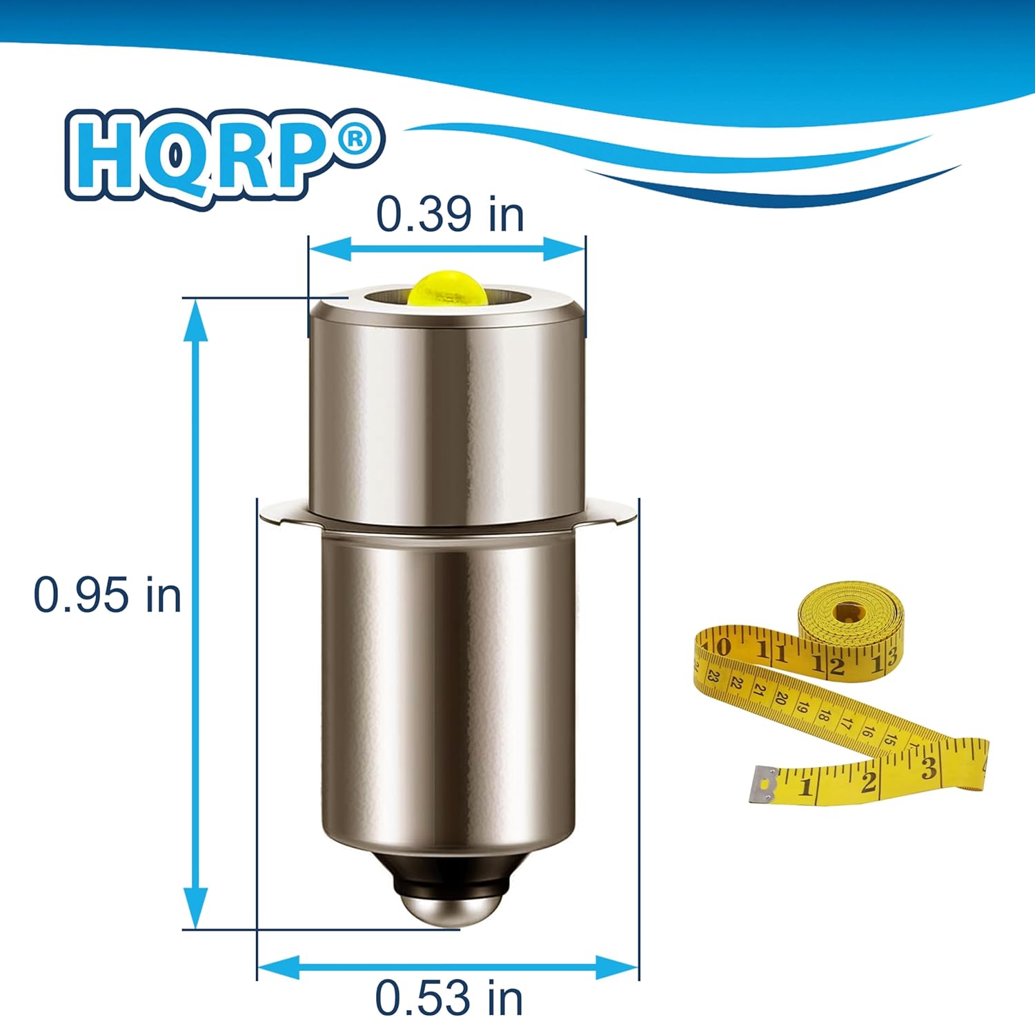 HQRP  
0.39 in  
0.95 in  
0.53 in