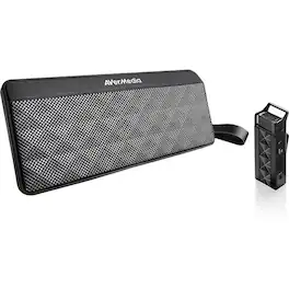 AVerMedia - AW330 Portable Speaker and Wireless Mic Combo - 20W RMS - Wireless LAN - Battery Rechargeable - USB - Black