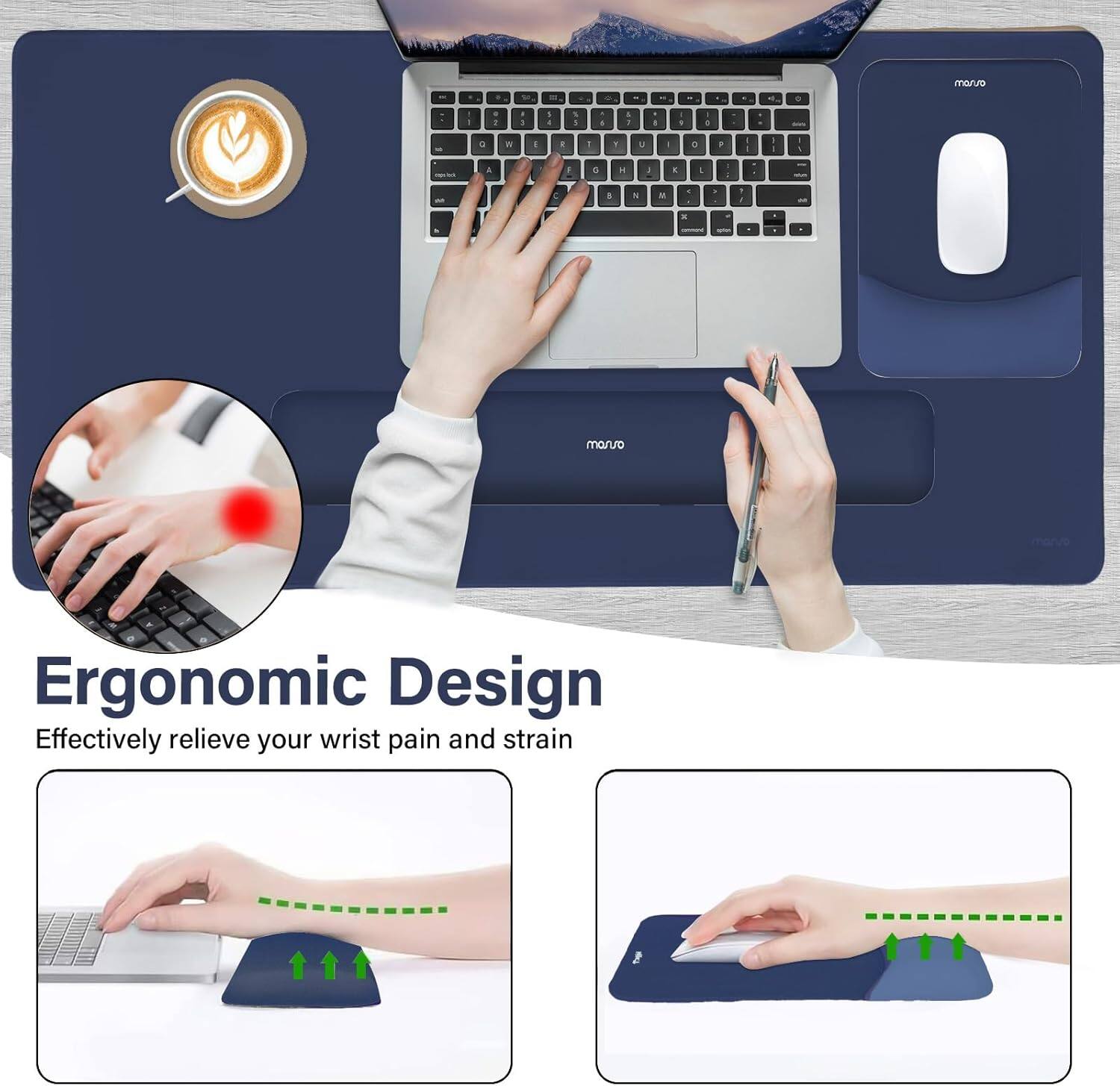 marue

Ergonomic Design
Effectively relieve your wrist pain and strain