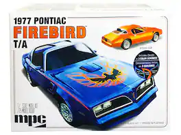 Skill 2 Model Kit 1977 Pontiac Firebird T/A Trans Am 1/25 Scale Model by MPC - Multicolor