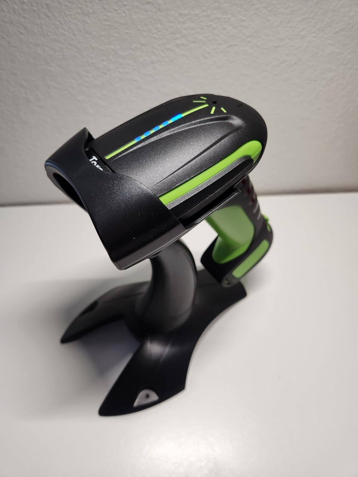 Alt View 4. Tera - Pro 2D Wireless Barcode Scanner IP66 2500mAh Battery Bar Code Reader with Stand for Warehouse, Retail 8100.