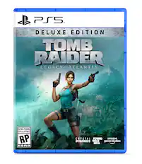 PS5 DELUXE EDITION TOMB RAIDER LEGACY OF ATLANTIS RATING PENDING COTE en ATTENTE RP ESRB CRYSTAL DYNAMICS WILD amazon game studios