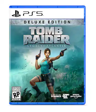 PS5 DELUXE EDITION TOMB RAIDER LEGACY OF ATLANTIS RATING PENDING COTE en ATTENTE RP ESRB CRYSTAL DYNAMICS WILD amazon game studios - RP (Rating Pending)