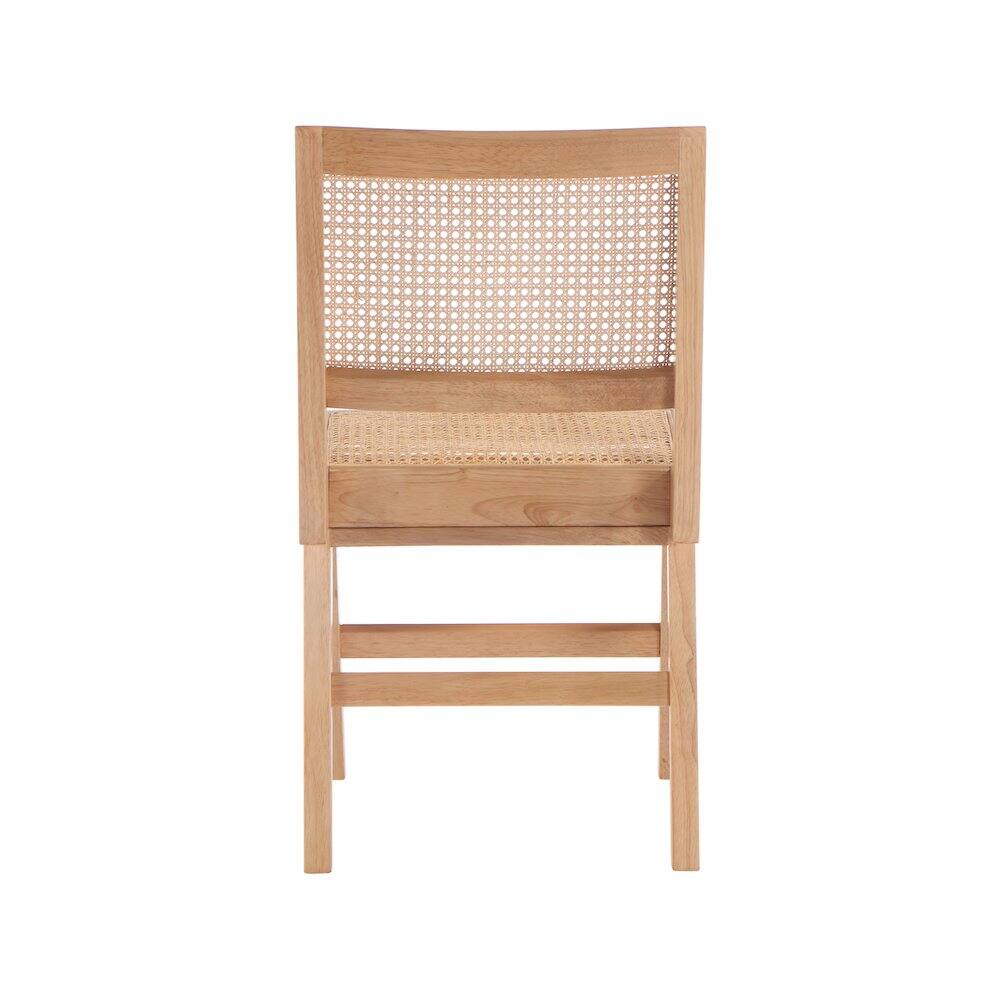Alt View 1. Meridian Furniture - Preston Natural Wood Dining Side Chair, Set of 2 - Brown.