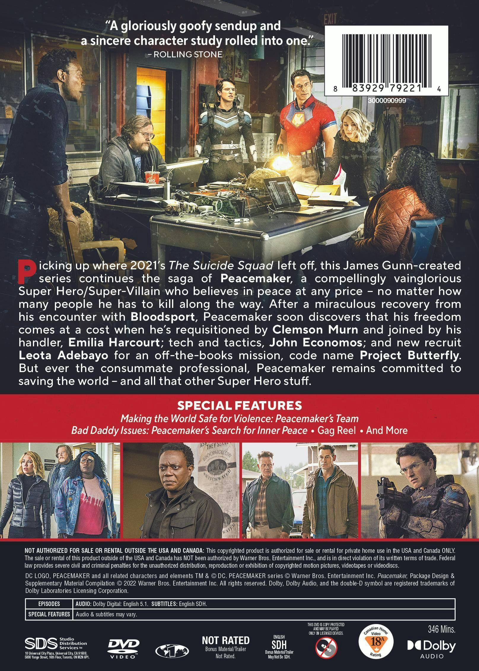 Angle. Peacemaker: The Complete First Season [DVD].