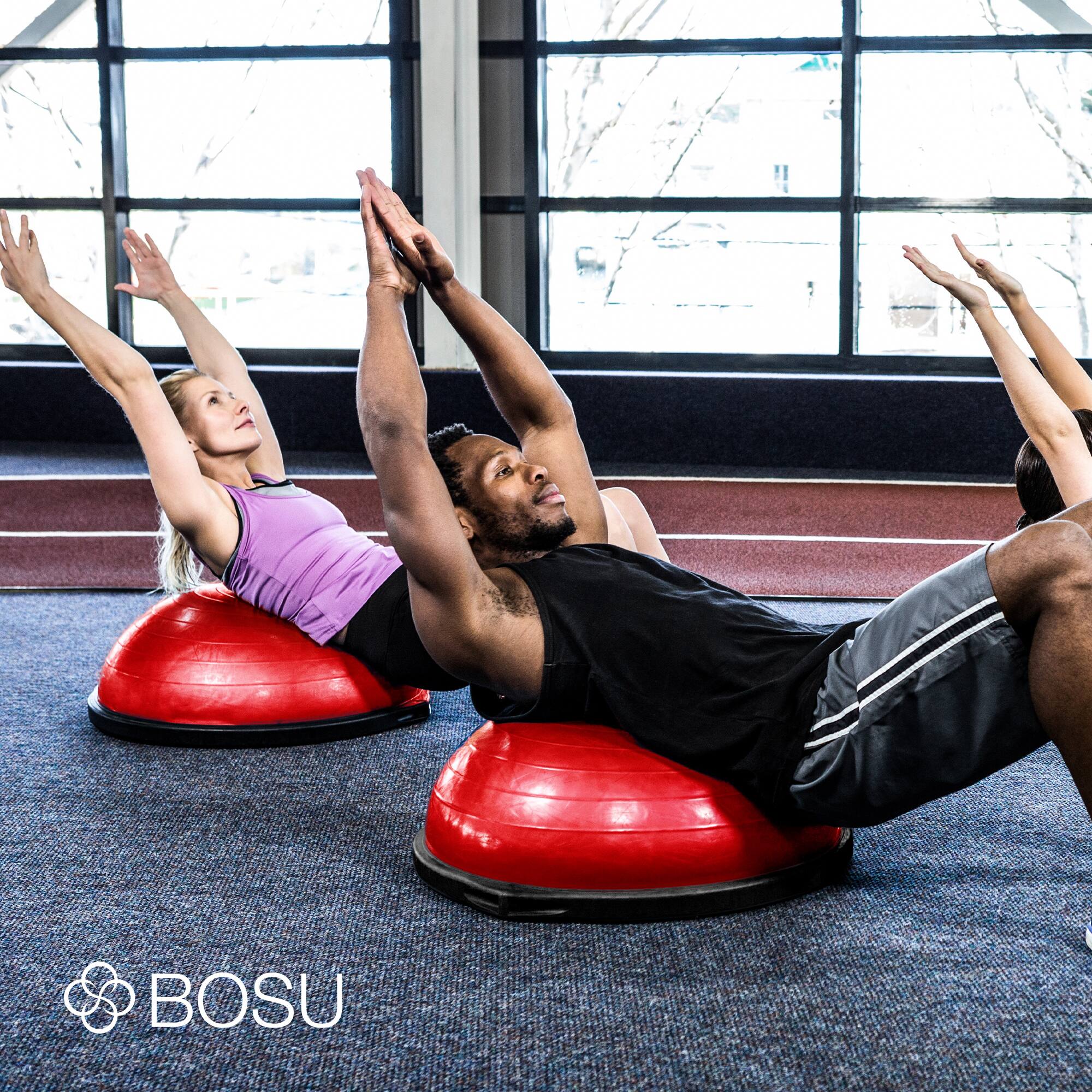 Alt View 2. Bosu - Bosu 72-10850 Home Gym The Original Balance Trainer 65 cm Diameter, Red & Black - Red and Black.