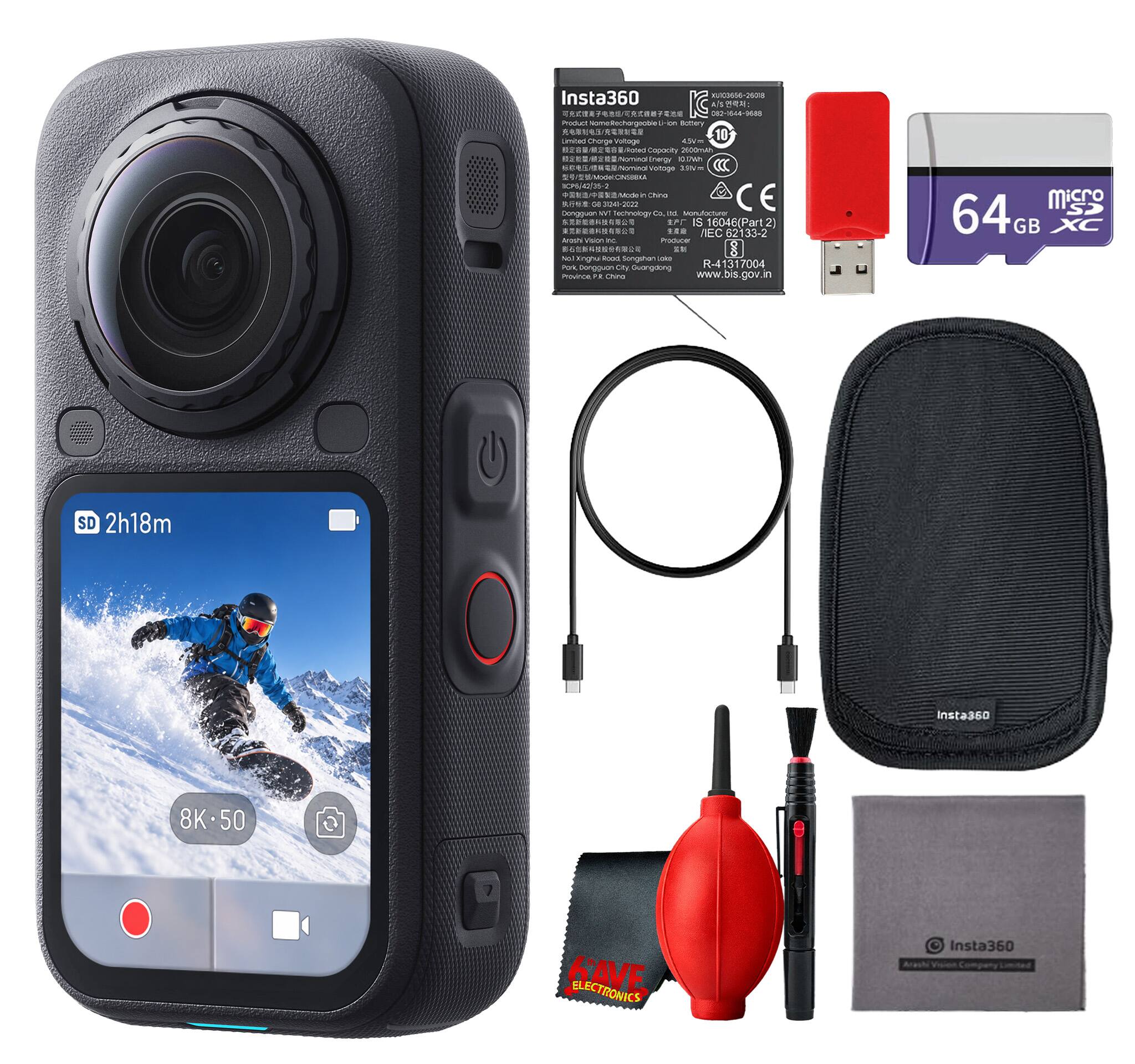 Insta360 70003056-70018 A.ra BY:16AM BENEY Chunge Voltage AWS 10 Copacity NESTAYLA Charnical Energy BMWS votage asivm <<< SHAMM in 10:00 241-2022 Technology GIZ. LIVE THE IS 16046(Part 2) THE IEC 62133-2 INC. PARISER 80 NOT PST City R-4 317004 Borgguan CARR www.bis.gov.in

micro 64 GB XC
SD 2h18m
Insta360
8K 50
6AVE ELECTRONICS
Insta360