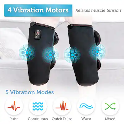 COMFIER Heated Knee Massager with Heating Pad for Knee Pain Relief COMFIER Heated Knee Massager with Heating Pad for Knee Pain Relief
