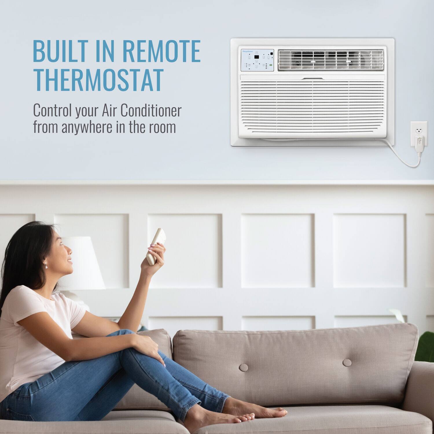 Built-in Remote Thermostat: Control Your Air Conditioner from Anywhere in the Room