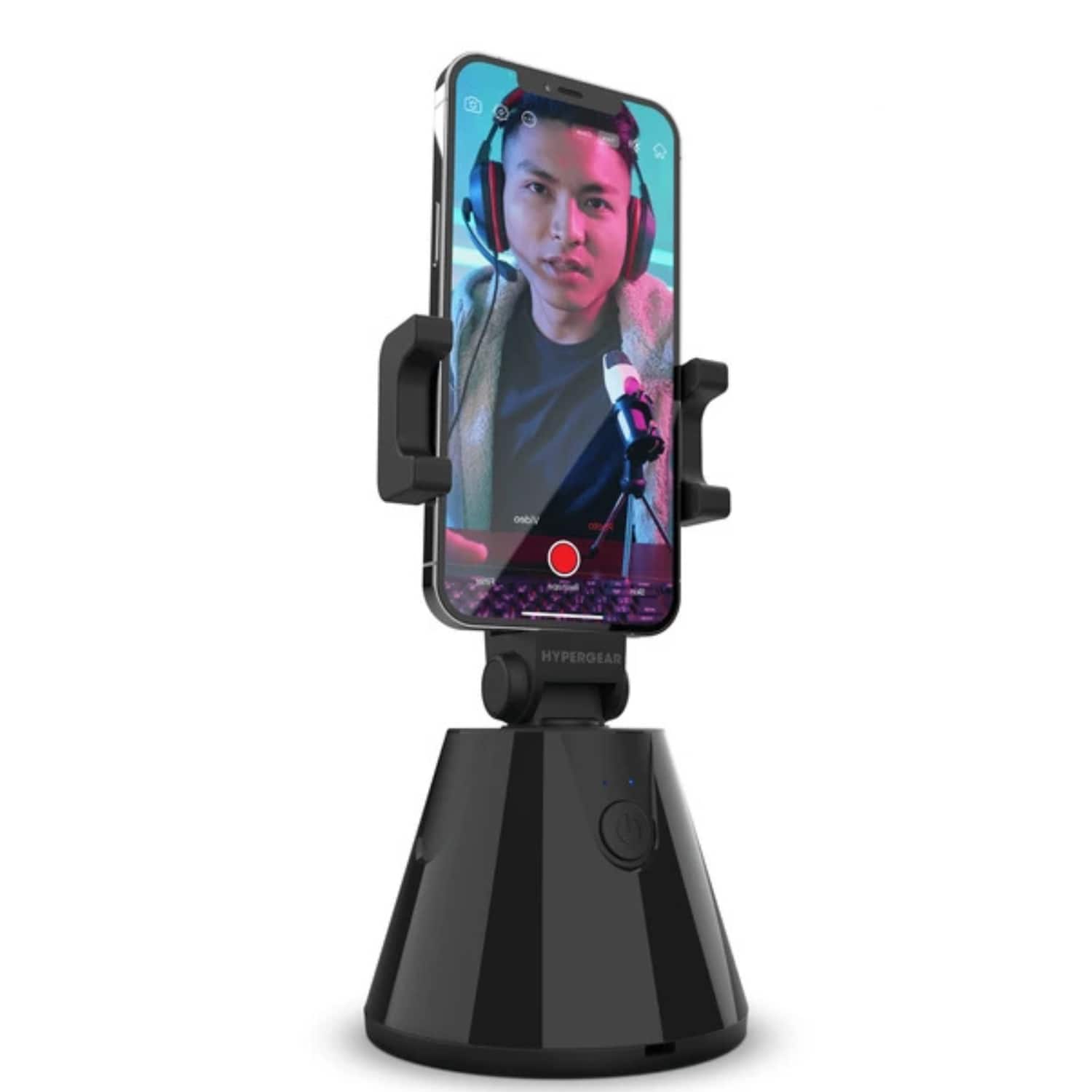 Stock Preferred - 360° Auto-Tracking Phone Mount - Black