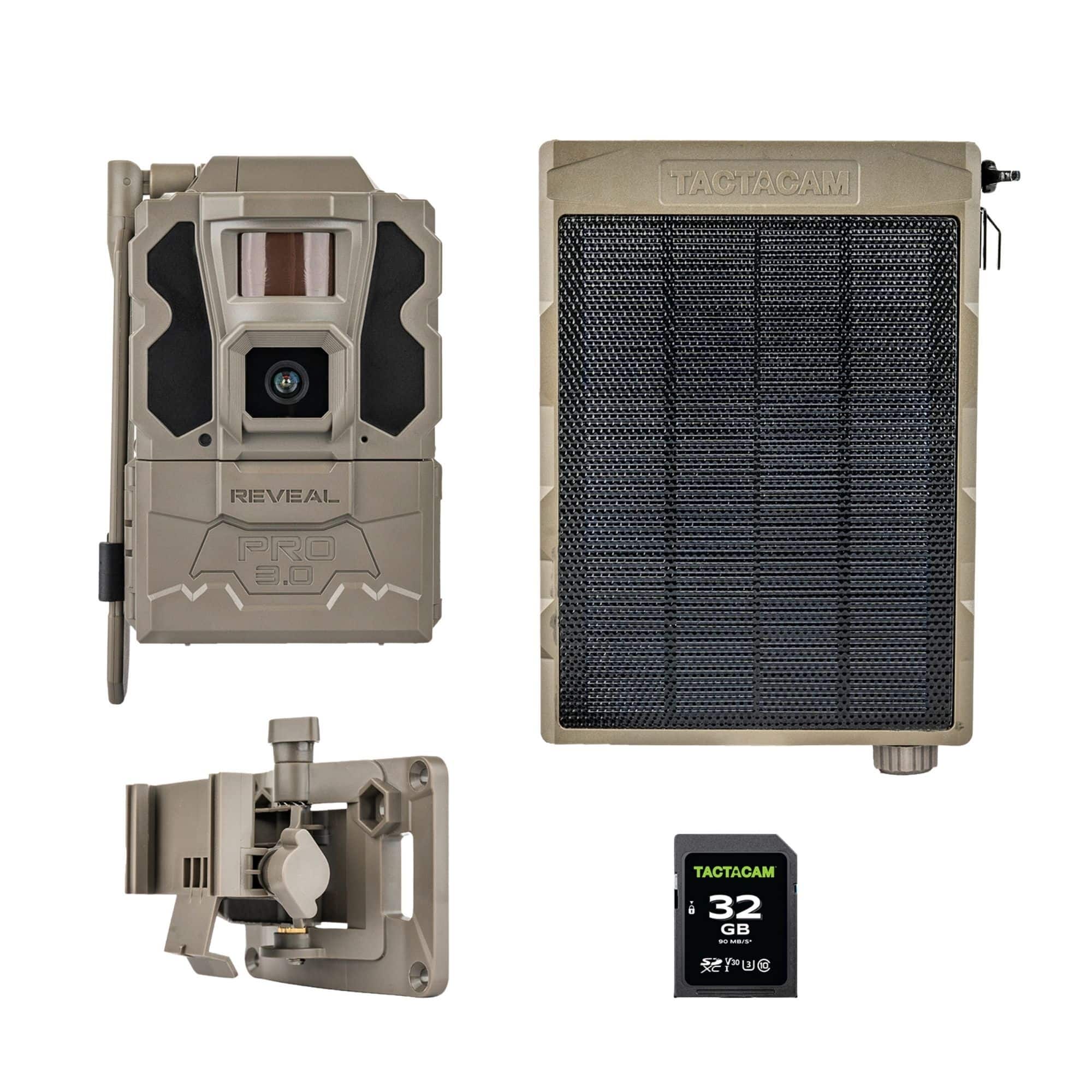 Reveal by Tactacam Pro 3.0 Cellular Trail Camera Bundle - Tan