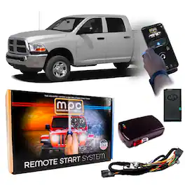 MPC - SmartPhone Activated Remote Start For 2011-2012 RAM 2500 - Plug & Play - Black