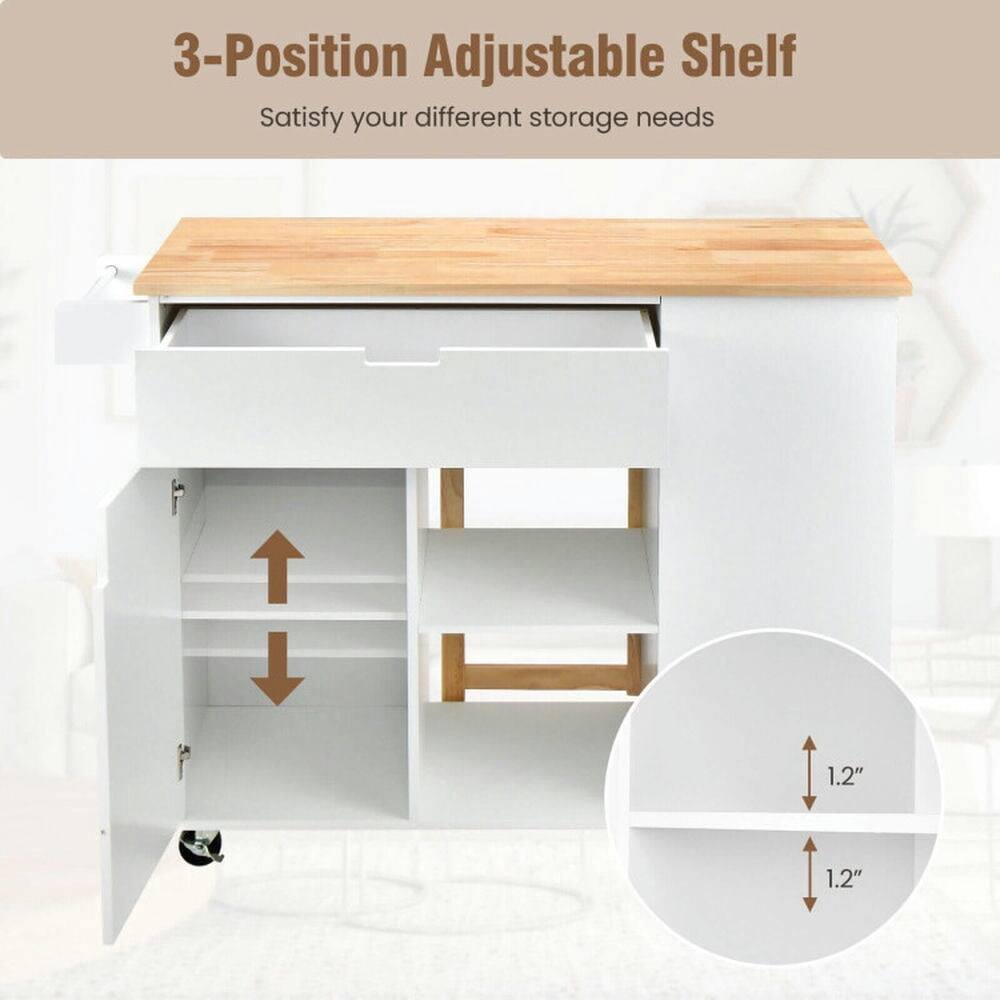 3-Position Adjustable Shelf  
Satisfy your different storage needs  
1.2"  
1.2"