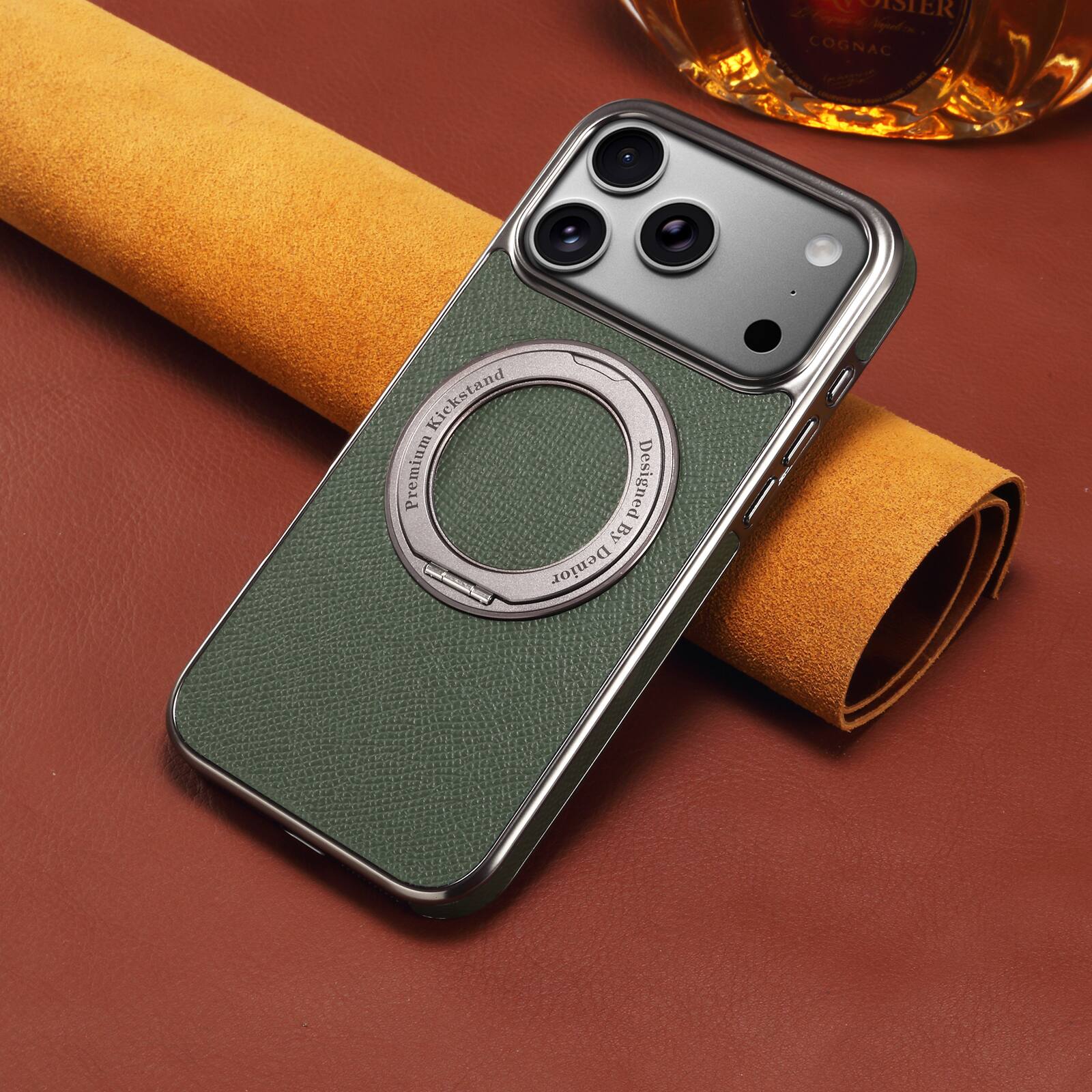 MISTER Sado COGNAC lag Kickstand Premium Designed By Denior