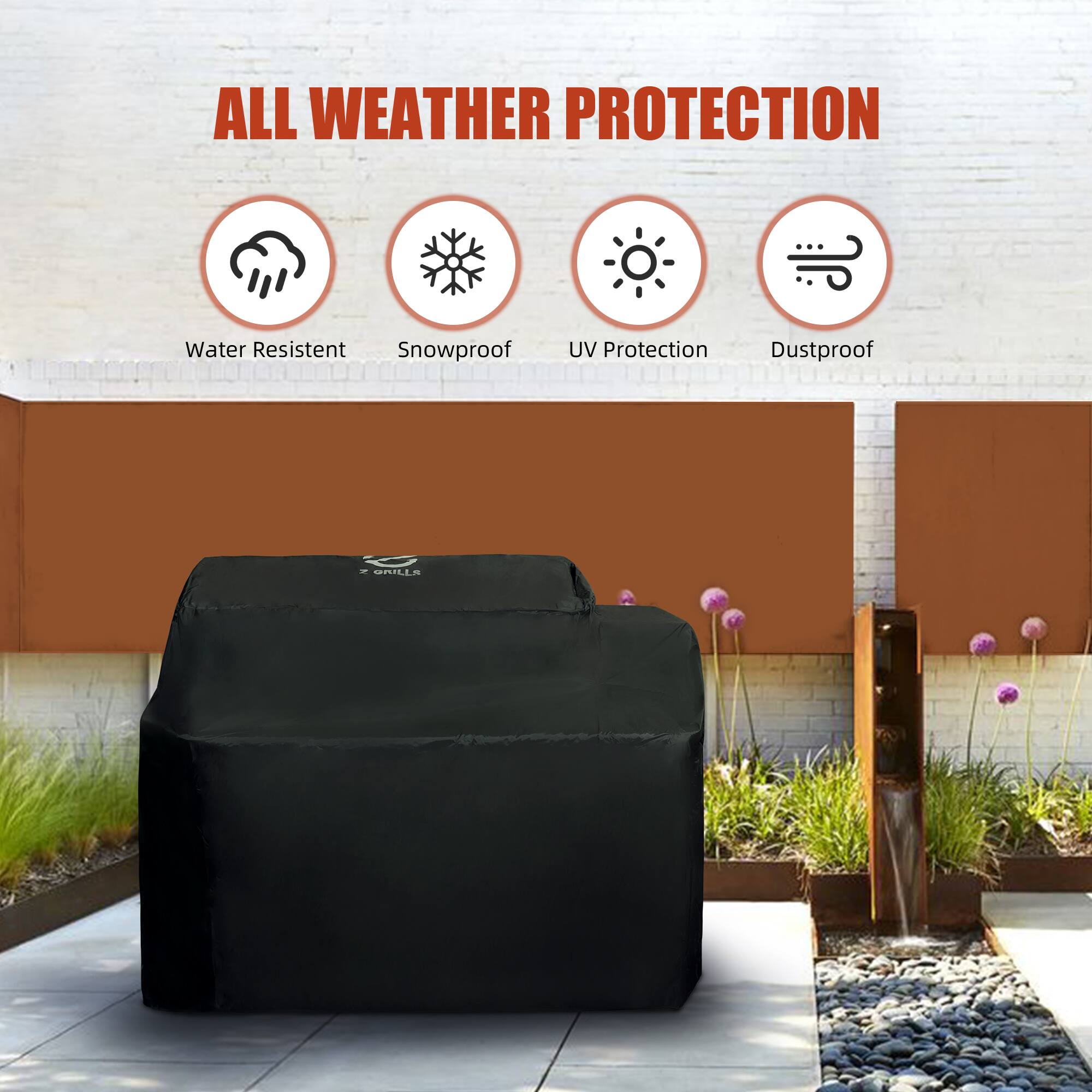 ALL WEATHER PROTECTION  
Water Resistant  
Snowproof  
UV Protection  
Dustproof