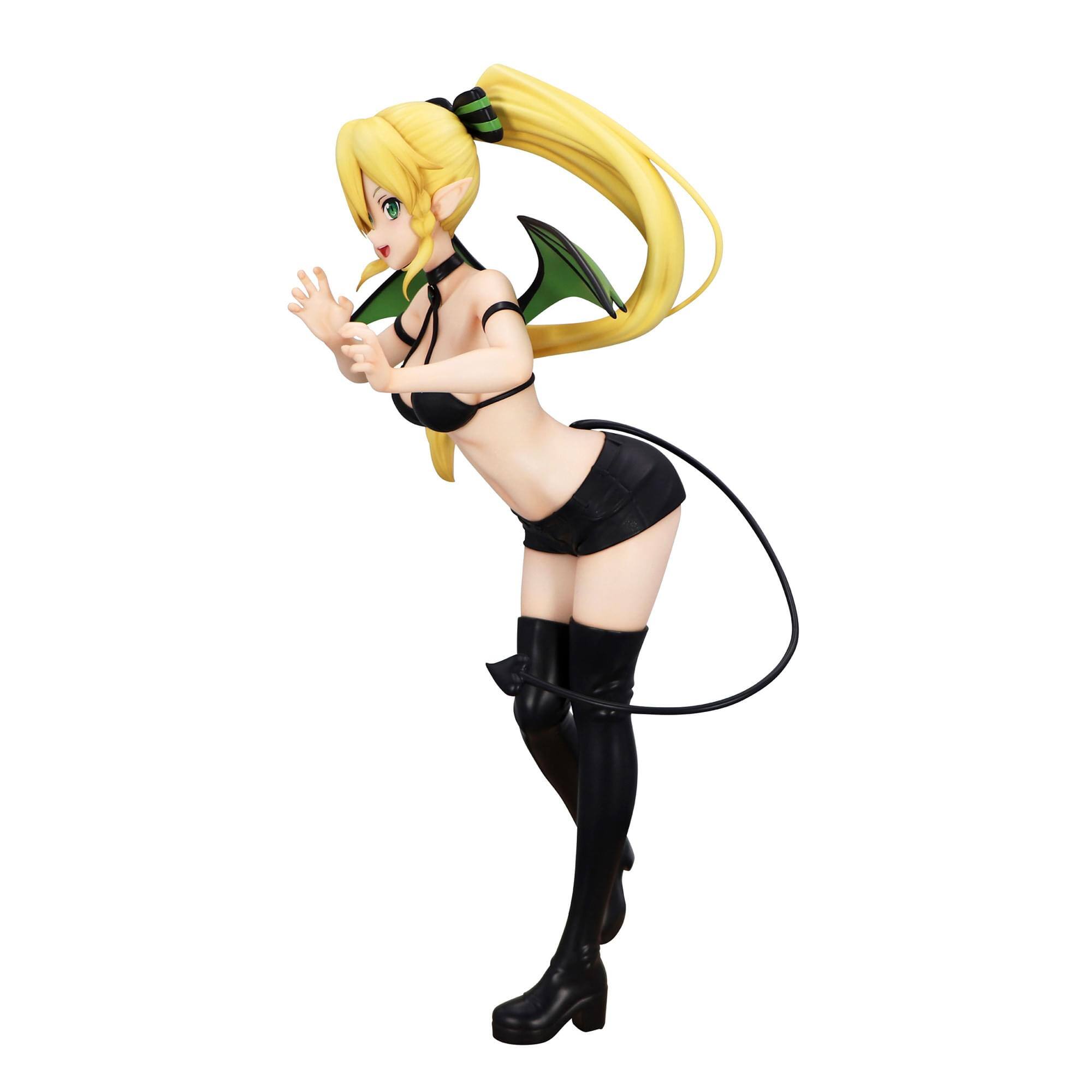 Alt View 1. Little Buddy - Sword Art Online BiCute Dark 9-Inch Leafa FuRyu Figure - Black.