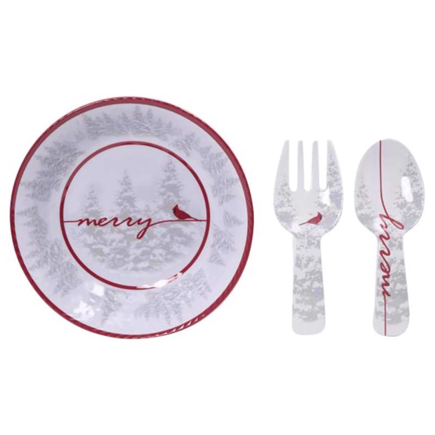 The Gerson Companies - Gerson Holiday Cardinal Table Decor (Case of 6) - Red|White