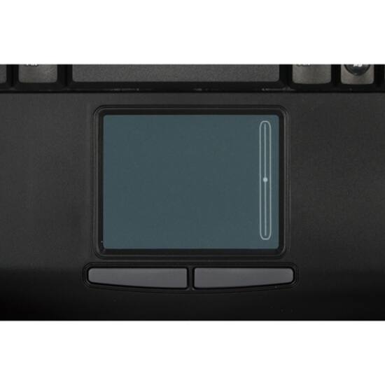 Alt View 5. Adesso - Slim Touch Mini Keyboard with Built-in Touchpad (AKB-410UB) - Black.