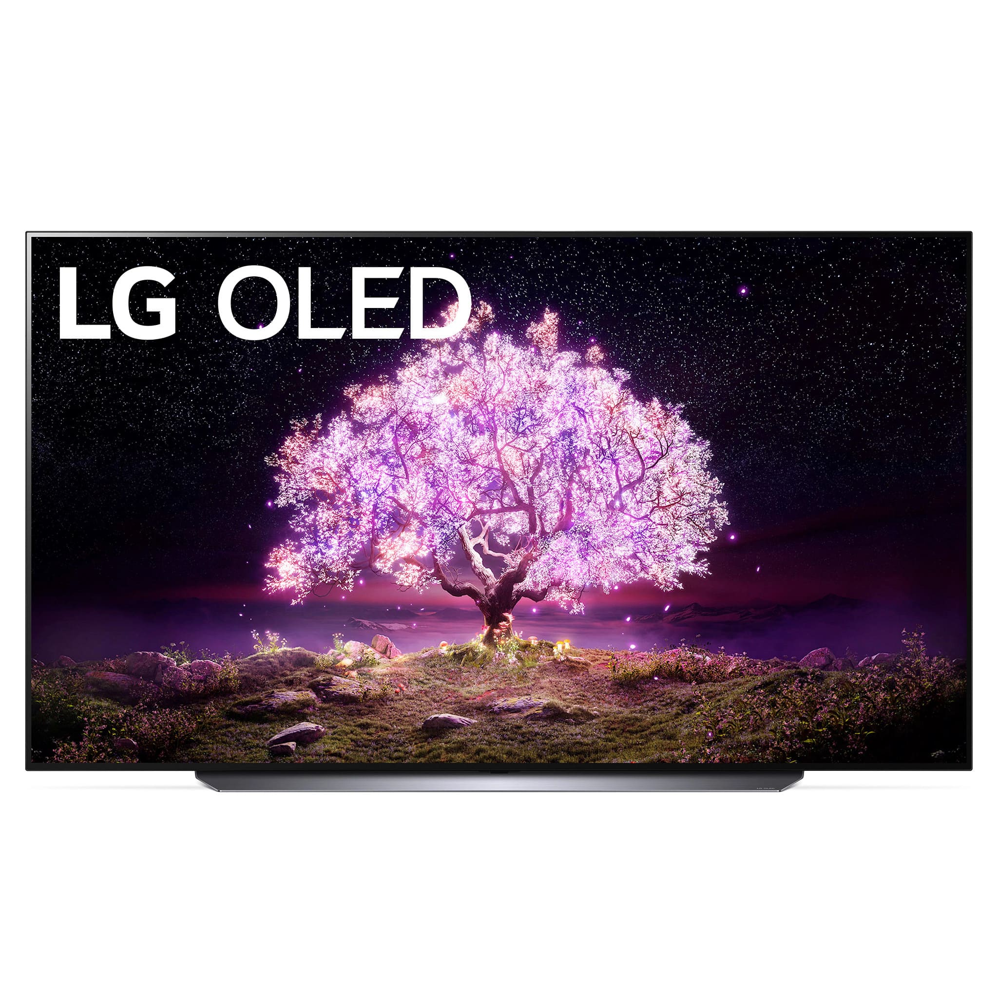 Front. LG - 83" Class C1 Series OLED 4K UHD Smart webOS TV - Black.