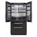 Angle. Miele - 36 in. Wide KFMC 3846 French Door 36" 18.8 Cubic Feet Bottom Mount MasterCool Fridge-Freezer - Panel Ready.
