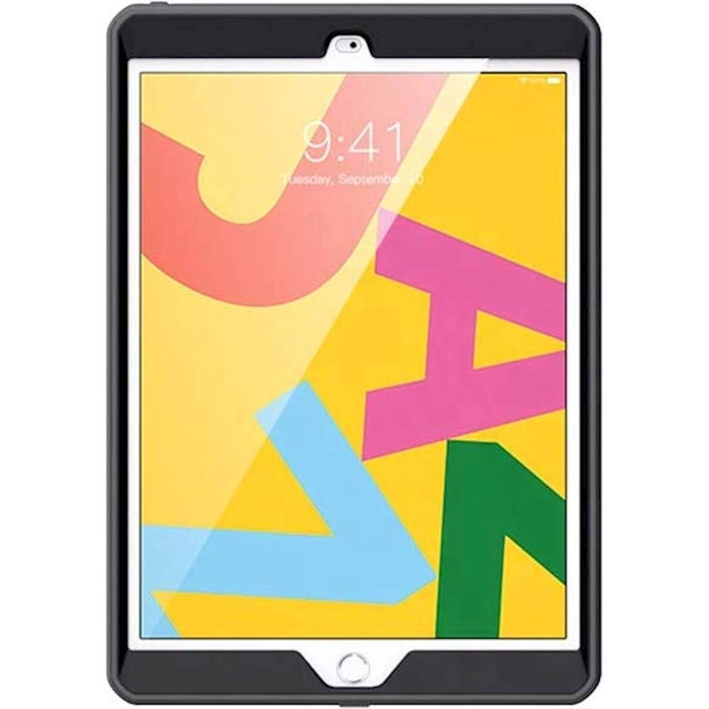 Front. SaharaCase - Protection Case for Apple® iPad® 10.2" (7th Generation 2019) and (8th Generation 2020) - Black.