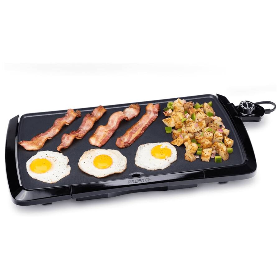 Presto Low Profile Cool Touch Electric Griddle Black 07030 Best Buy