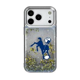 Keyscaper - Gridiron Classic Teams - Baltimore Colts Linen Logo iPhone Glitter Case - 15 - Multicolor