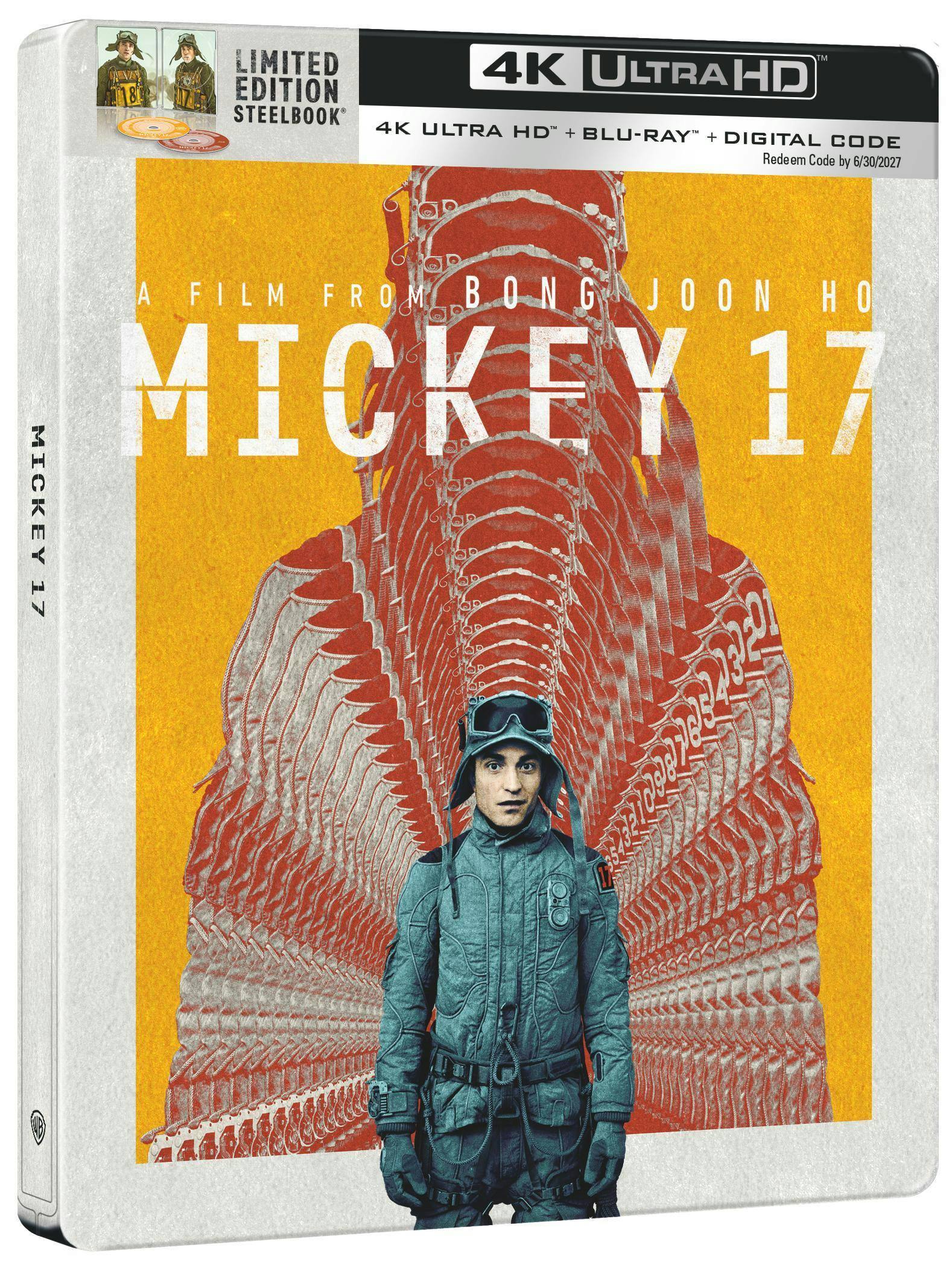 Back. Mickey 17 (Steelbook)   - 4K Blu-Ray.