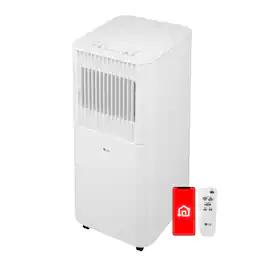 LG - 6,000 BTU DOE (8,000 BTU ASHRAE) 250 Sq. Ft. Portable Air Conditioner with Remote - White