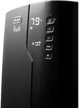 De'Longhi - DeLonghi - Refurbished Pinguino 700 Sq. Ft. Portable Air Conditioner - Black