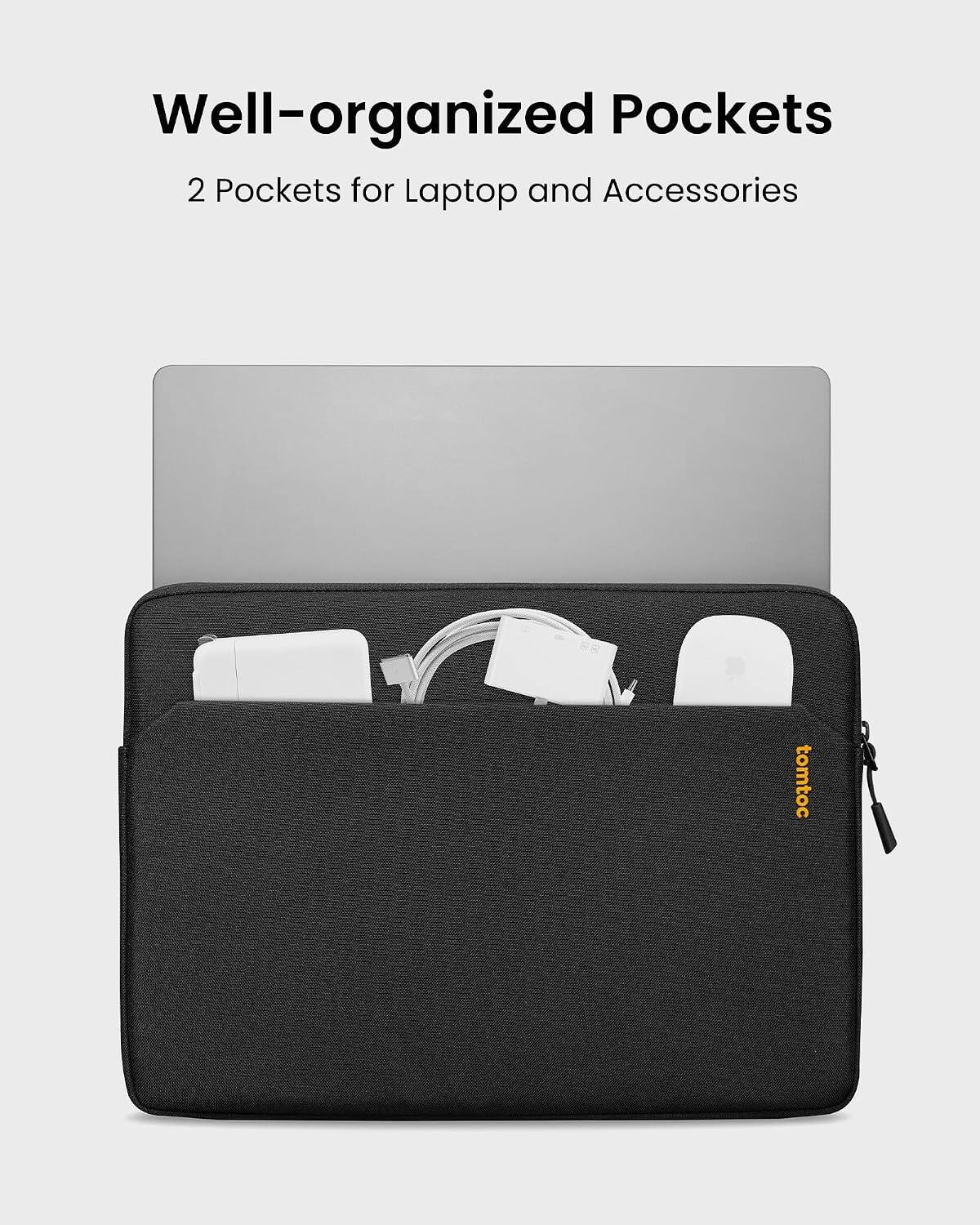 Well-organized Pockets  
2 Pockets for Laptop and Accessories