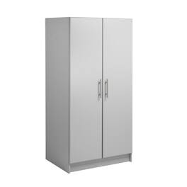 Prepac - Elite 32 inch Wardrobe Cabinet - Gray