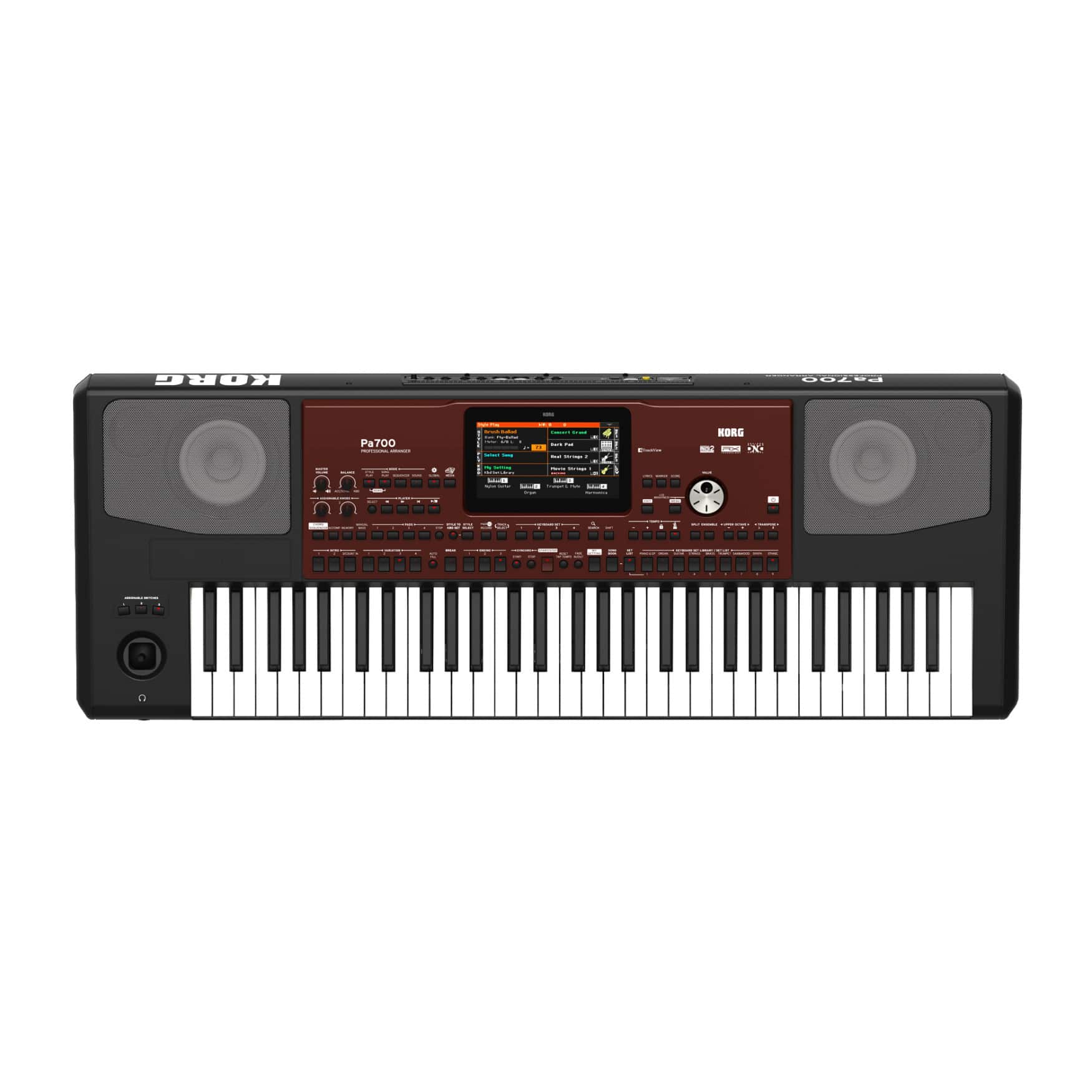 Korg - Pa700 61-Key Professional Arranger Keyboard (Black)